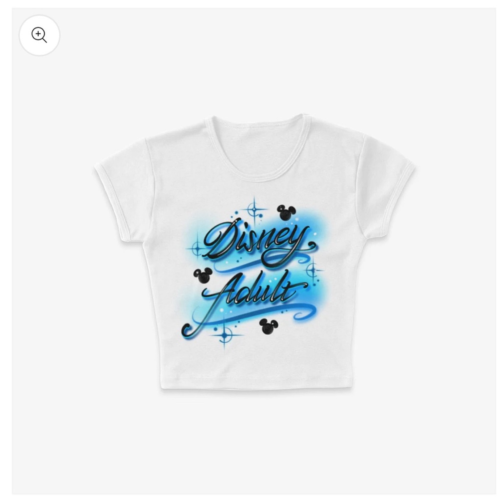 Disney Adult Cropped Tee